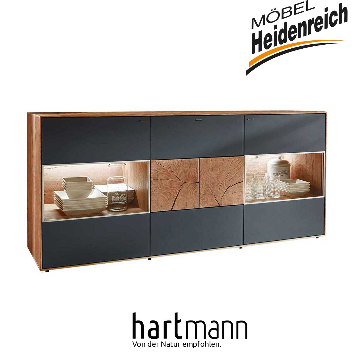 Hartmann CAYA - Sideboard 7170-4174 A inkl. Beleuchtung