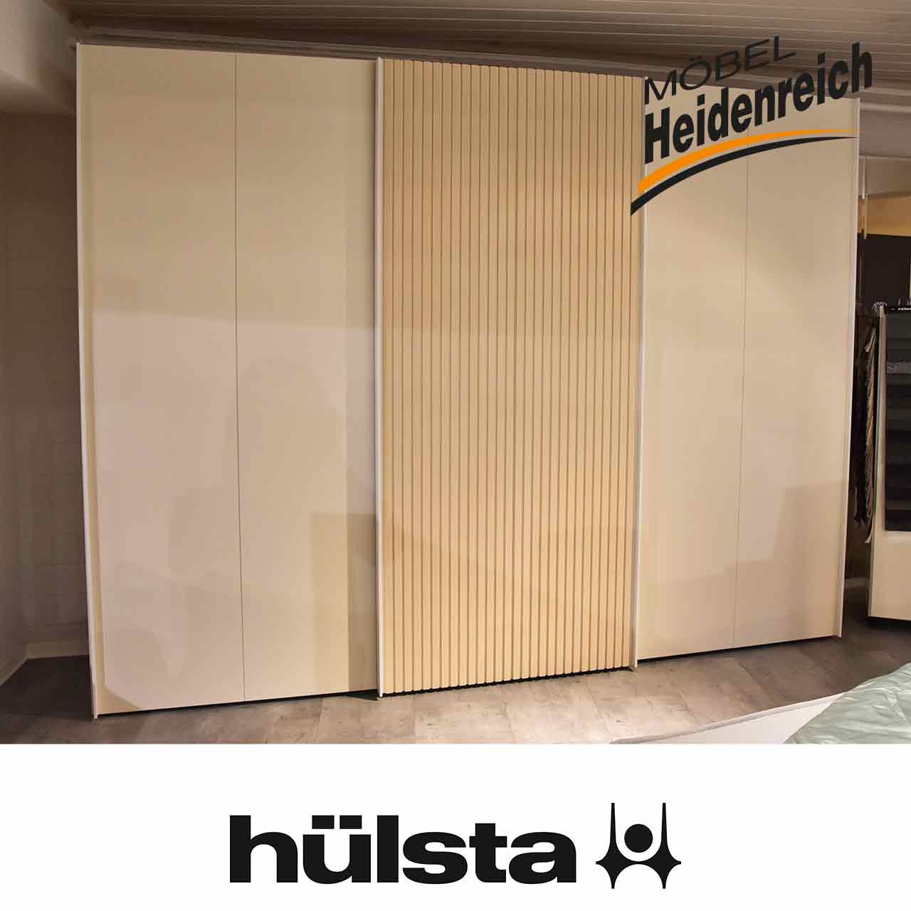 hülsta - Multi-Forma Schiebetürenschrank 3-türig Lamellentür