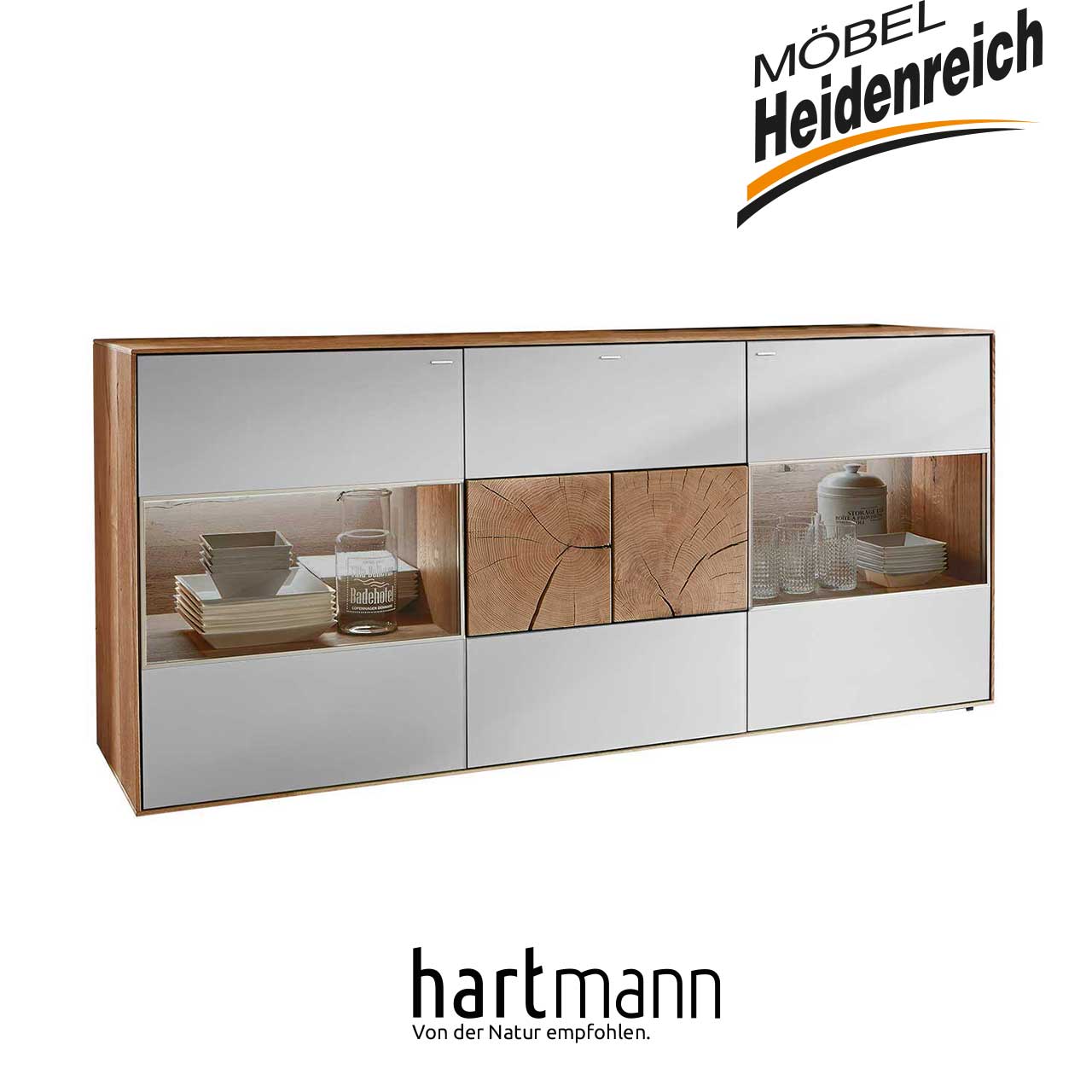 Hartmann CAYA - Sideboard 7170-4178W inkl. Sockelfüße