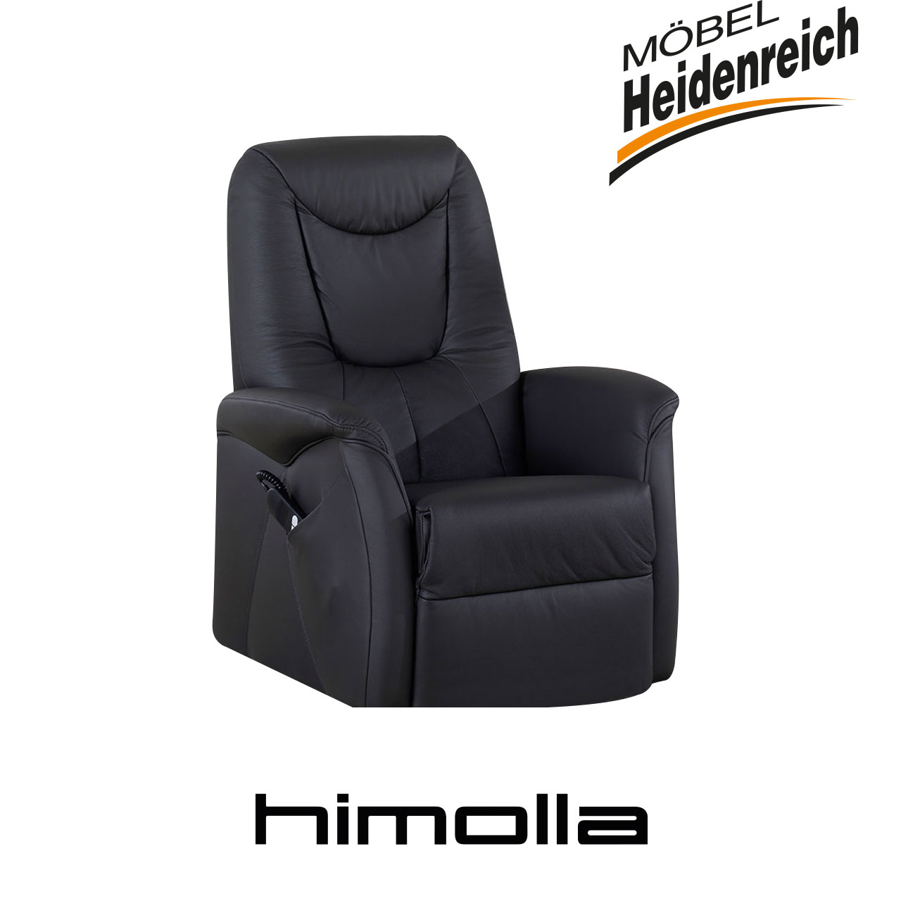 himolla - Relaxsessel Quartett 9771 23 Y42 schwarz mit Aufstehhilfe