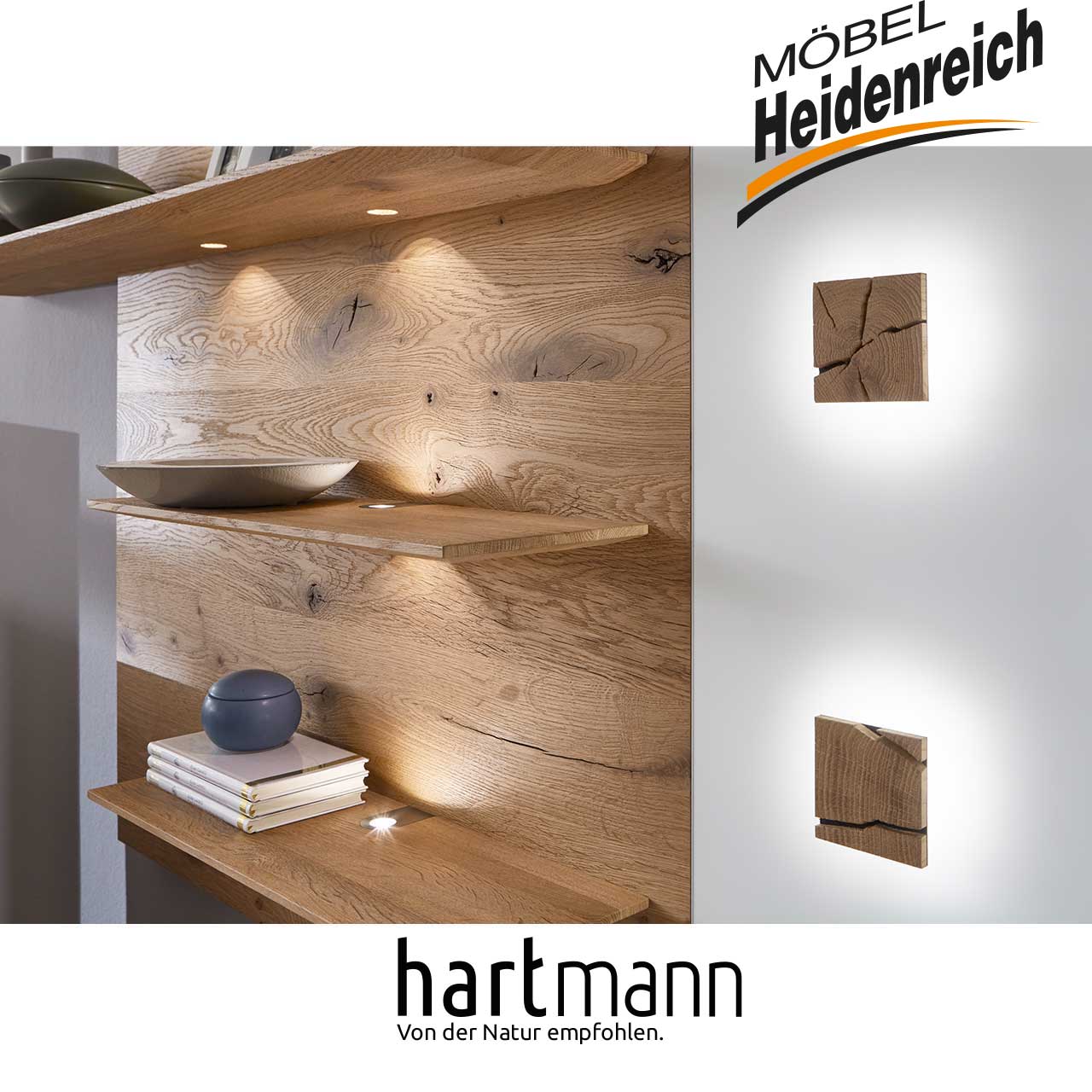 Hartmann CAYA - Wohnwand 7170 Nr. 24W inkl. Beleuchtung