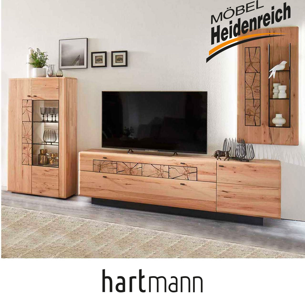 Hartmann KVIK - Wohnwand 5560 Nr. 22 inkl. Beleuchtung