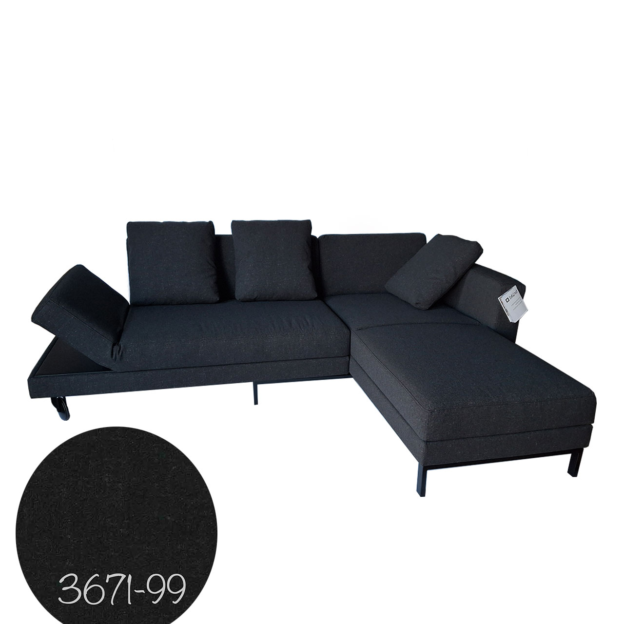 brühl four-two compact – Drehsofa 68898 Auslaufstoff 3671-99