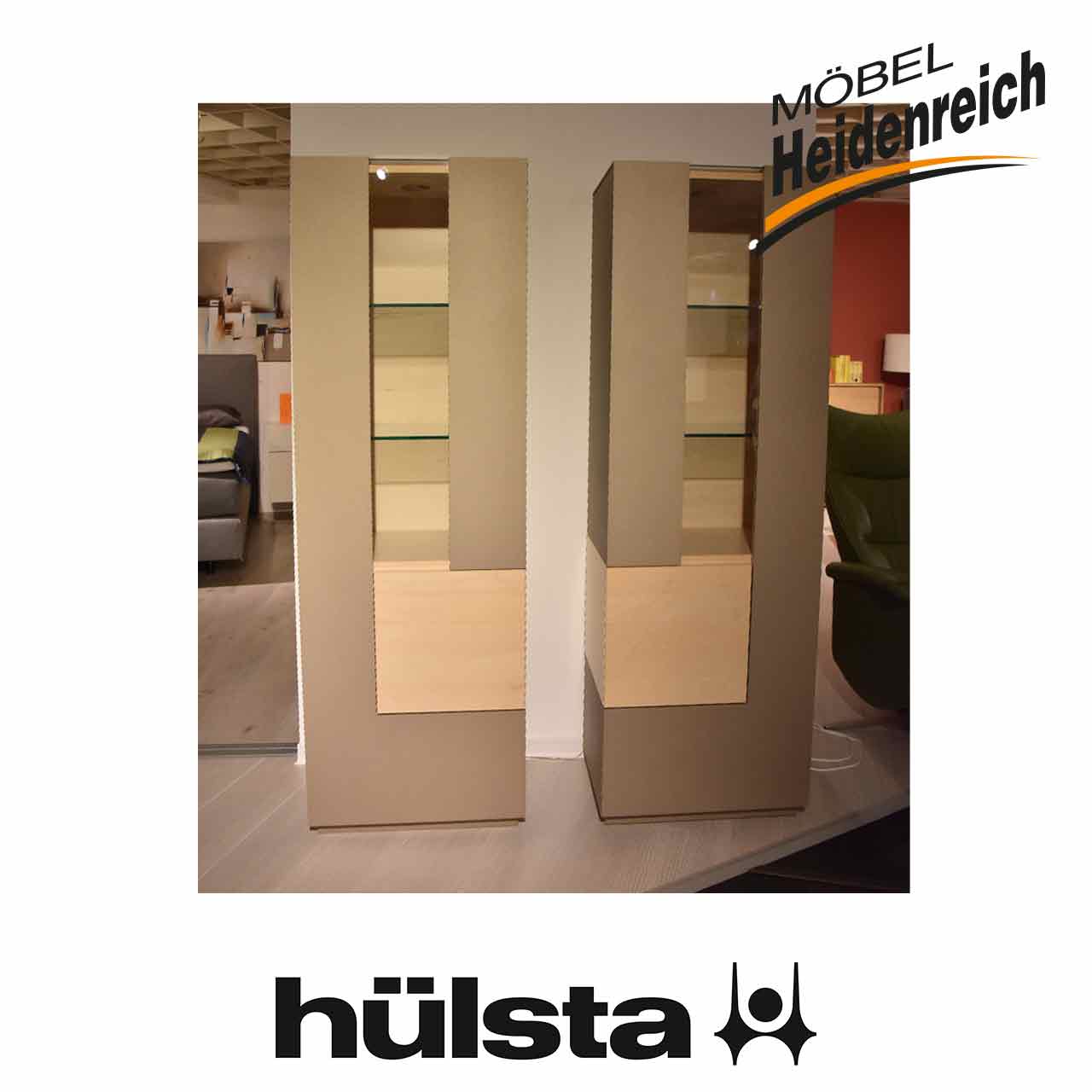 hülsta - Vitrinen-Kombination MADERA