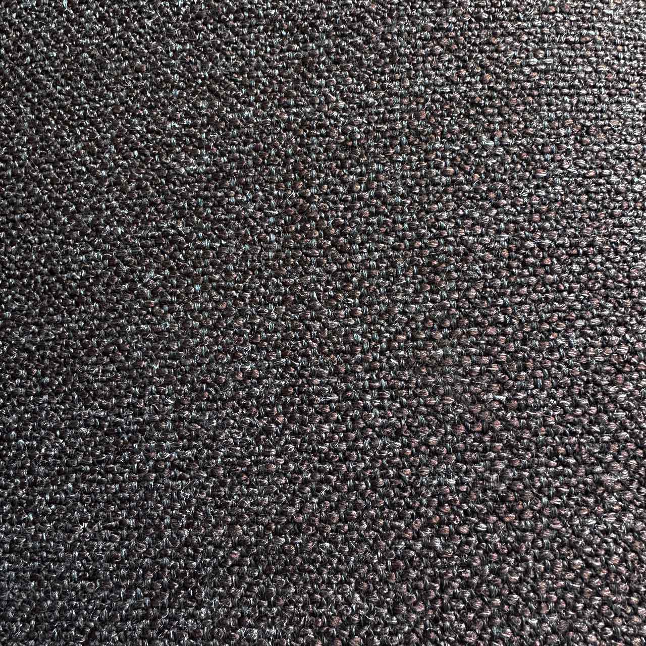 Detailaufnahme des groben grauen Stoffes