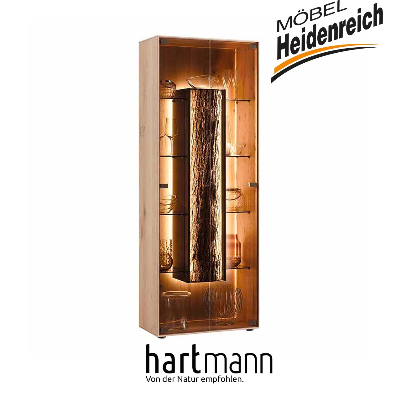 Hartmann RUNA - Standvitrine 8410-0081 inkl. Beleuchtung