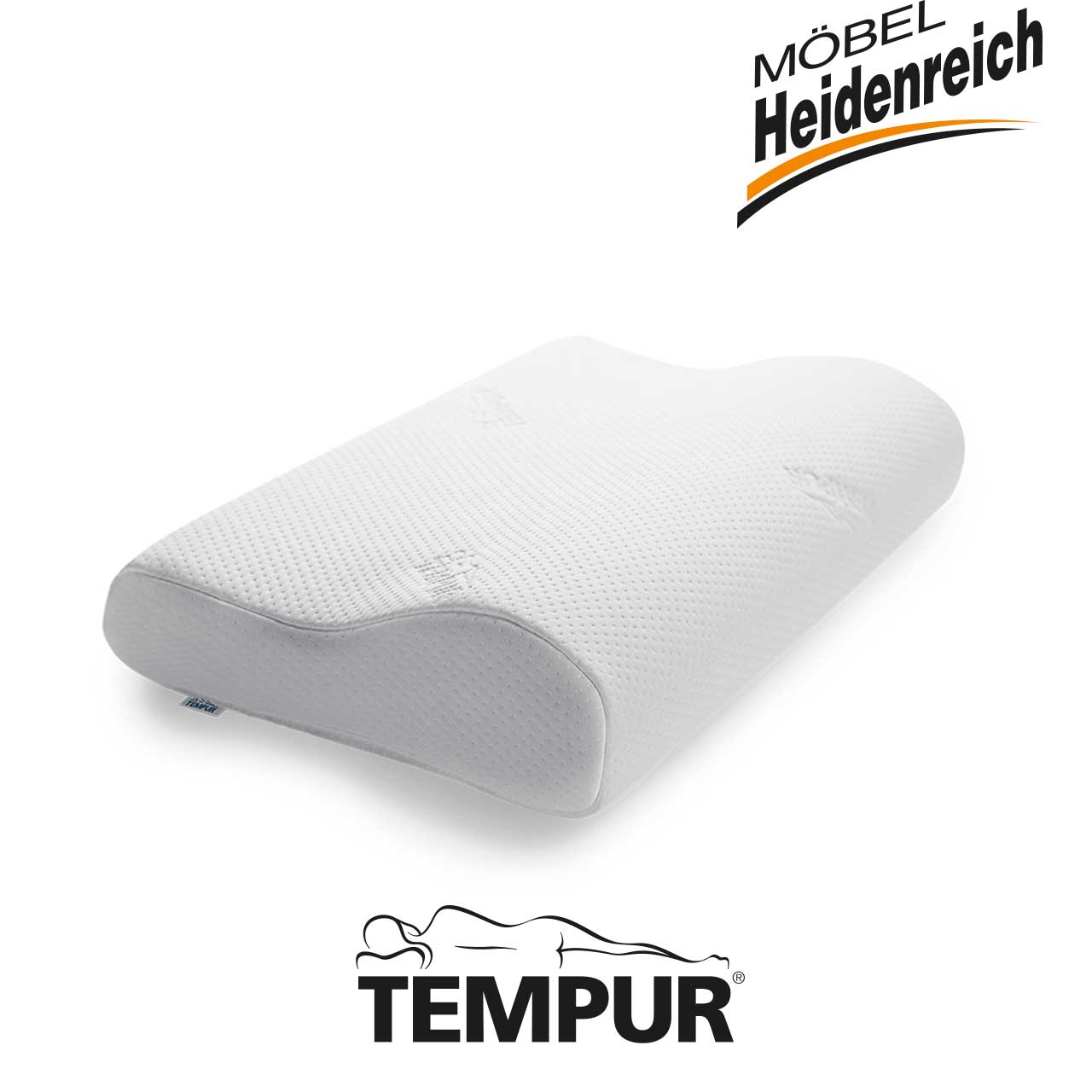 Tempur - Kissen Original Queen L Ergonomisch geformtes Kissen - eine Seite höher, eine tiefer.