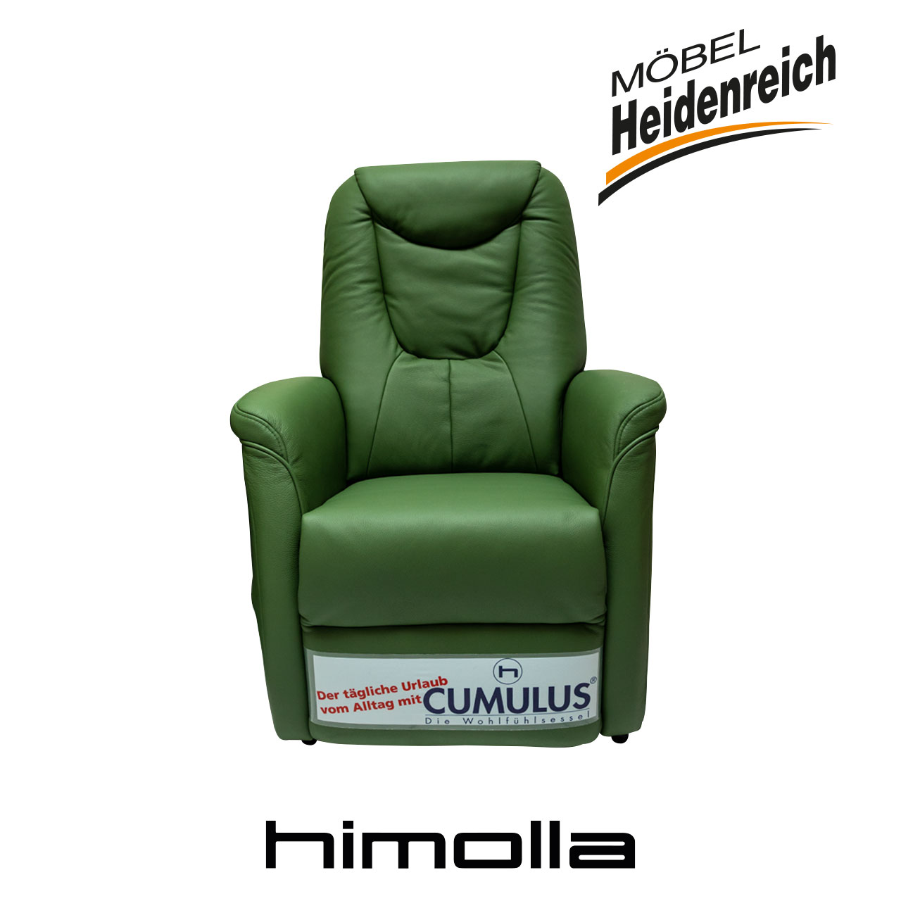 himolla - Relaxsessel Quartett 9771 26 Y42 grün mit Aufstehhilfe