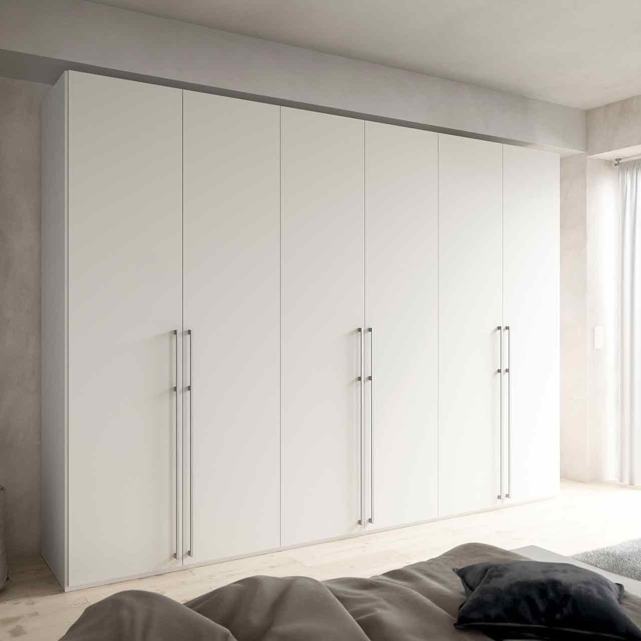 Loddenkemper - Kleiderschrank maXX weiß 6-türig Weißer Kleiderschrank mit sechs Türen.