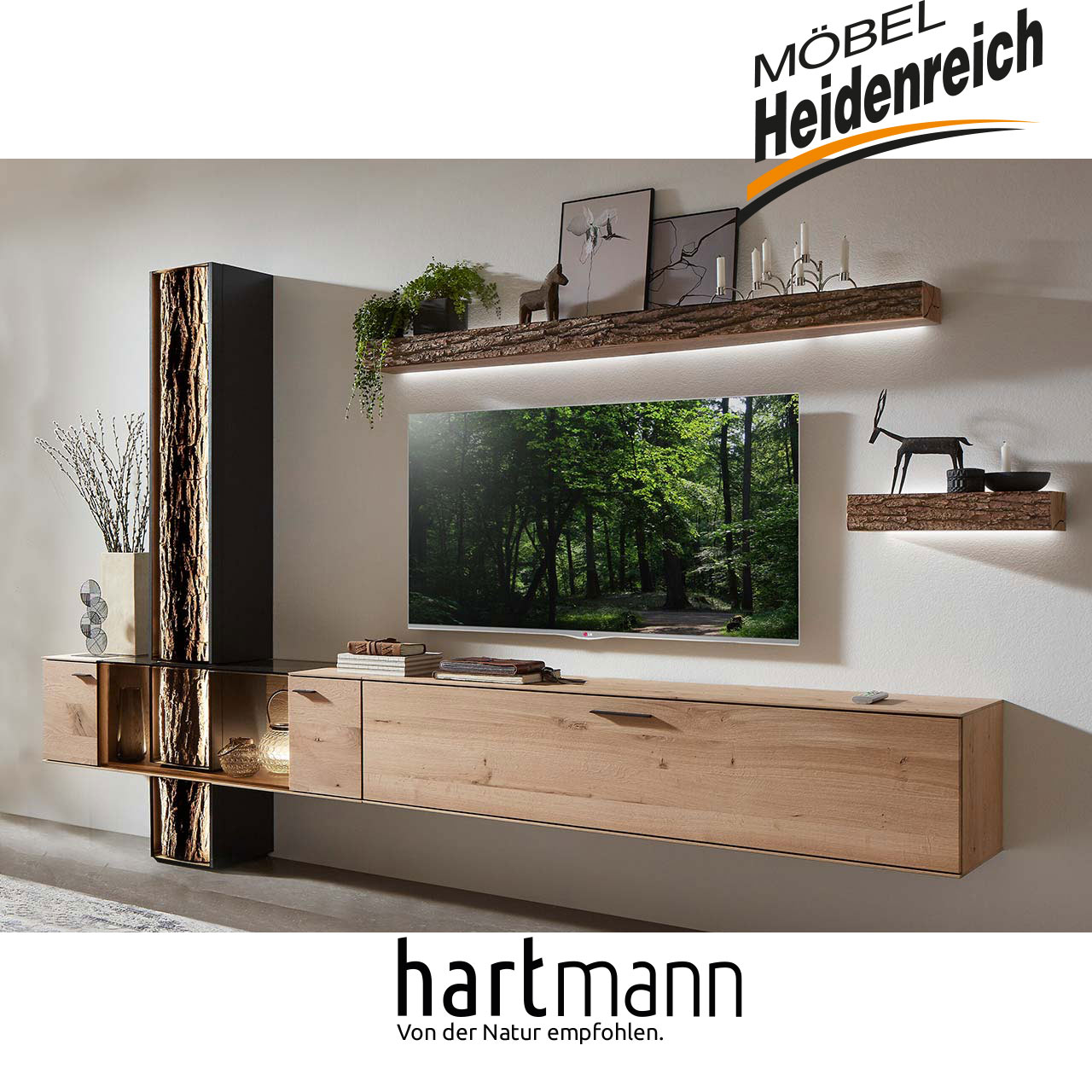 Hartmann RUNA - Wohnwand 8410 Nr. 36 inkl. Beleuchtung